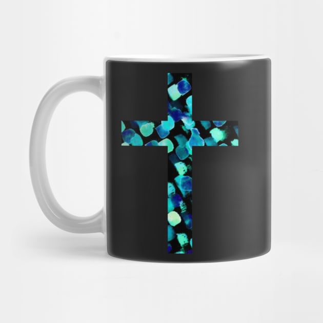 Polka Dots Easter Cross Design by StylishTayla